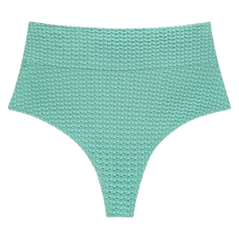 New! Montce turquoise crochet high waisted bikini bottoms 24393